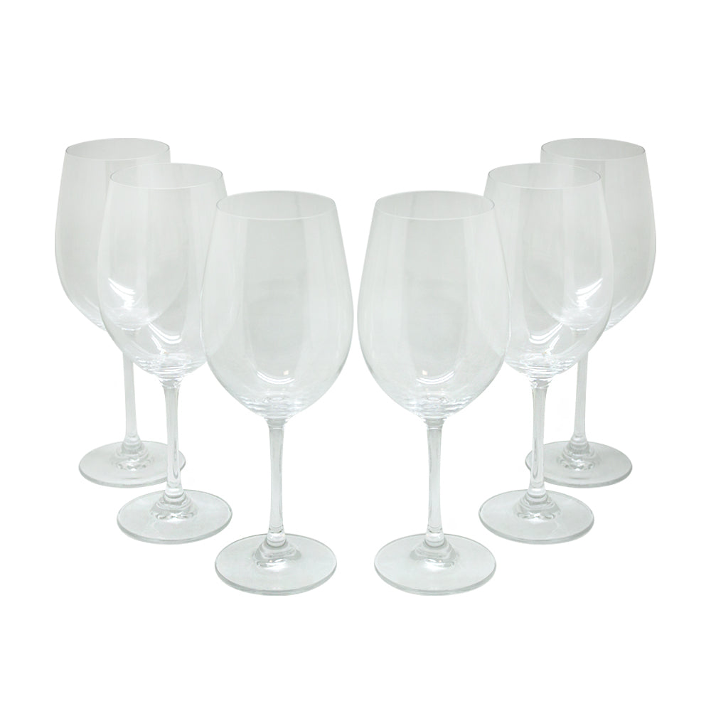 Set 6 Copas Cristal Glass Vino