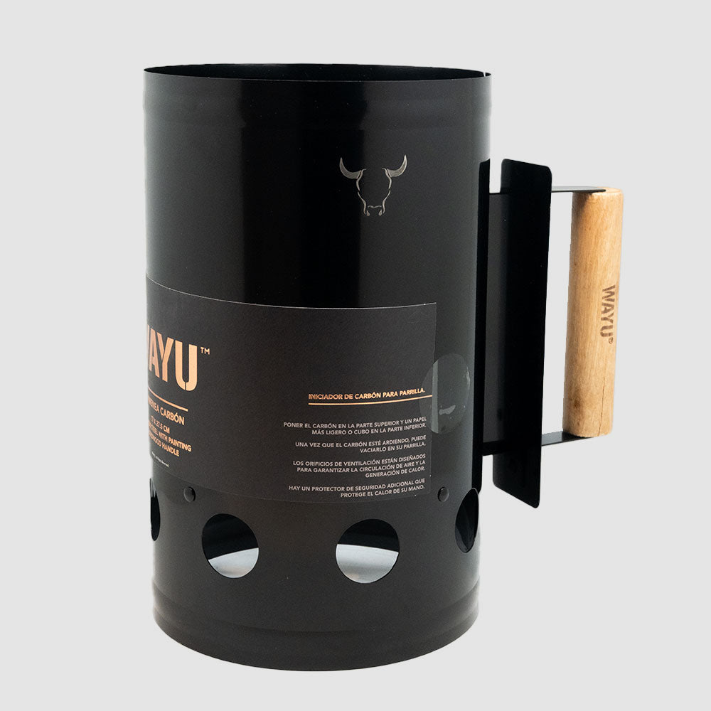 Chimenea/iniciador carbón wayu