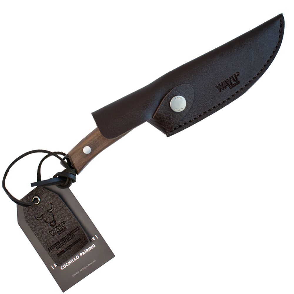 Cuchillo pairing con funda rustic colecction wayu