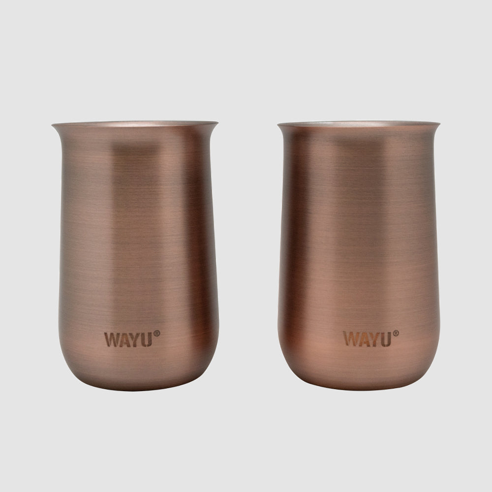 Set 2 Vasos Aperitivo Copper Line Wayu