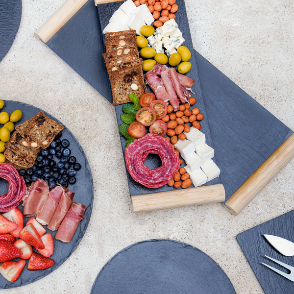 Tabla Aperitivo Piedra Pizarra 48 Cm Wayu