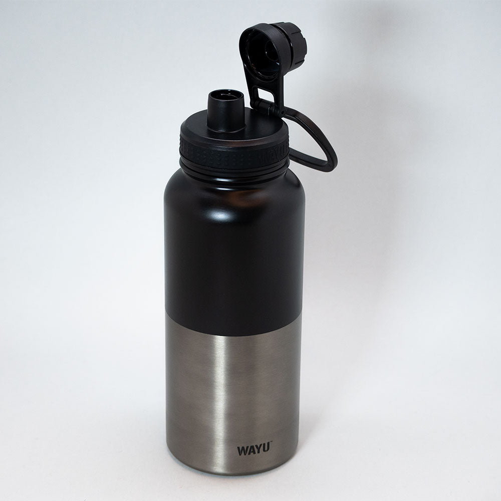 Botella 1 litro Insulada Black Wayu – Wayu Perú
